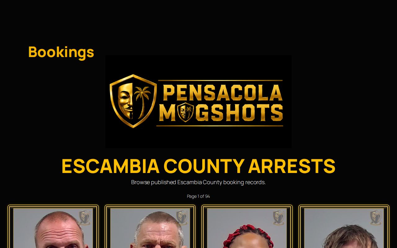 Unofficial county booking archive that may include Century arrests